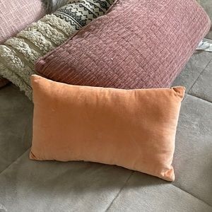 Small orange pillow